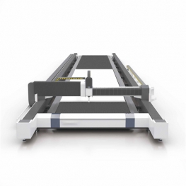 Super Large Size High Power Ground Rail Gantry Type Fiber Laser Cutting Machine